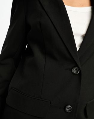 ASOS DESIGN Tall Mix & Match slim boy suit blazer in black