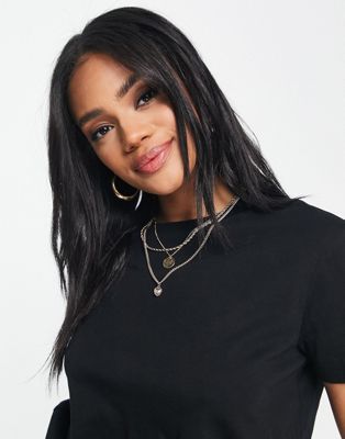 ASOS DESIGN ultimate t-shirt with crew neck in cotton blend 2 pack SAVE in black and white - MULTI