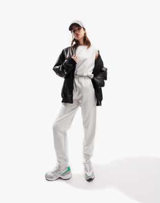 ASOS DESIGN ultimate sweatpants in ice heather