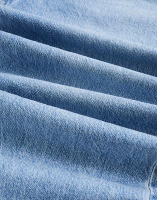 ASOS DESIGN dad jean in mid blue