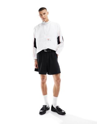 ASOS DESIGN smart cropped bermuda shorts in black