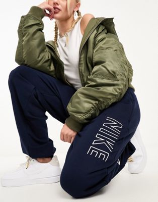 Nike Dance oversized sweatpants in navy