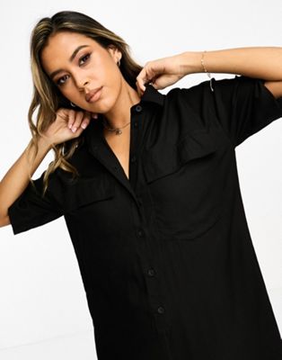 ASOS DESIGN slouchy oversized jumpsuit in black