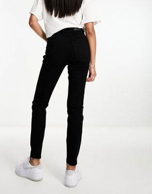 Polo Ralph Lauren high rise ankle skinny fit jeans in black