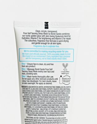 Bondi Sands Pure Self Tanning Sleep Mask 75ml