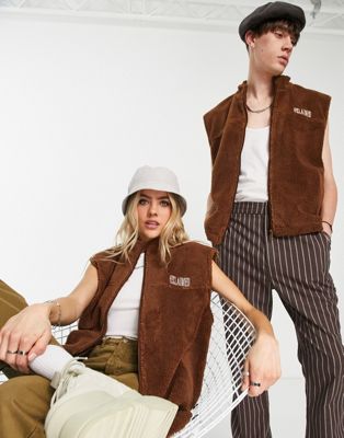 Reclaimed Vintage unisex borg vest