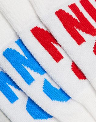 Nike Heritage 2-pack socks in white