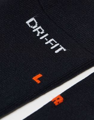 Nike Academy over-the-calf 2 pack socks in black